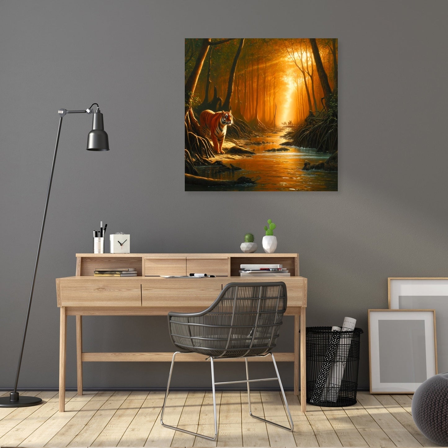 Sundarbans Tiger Majesty Canvas