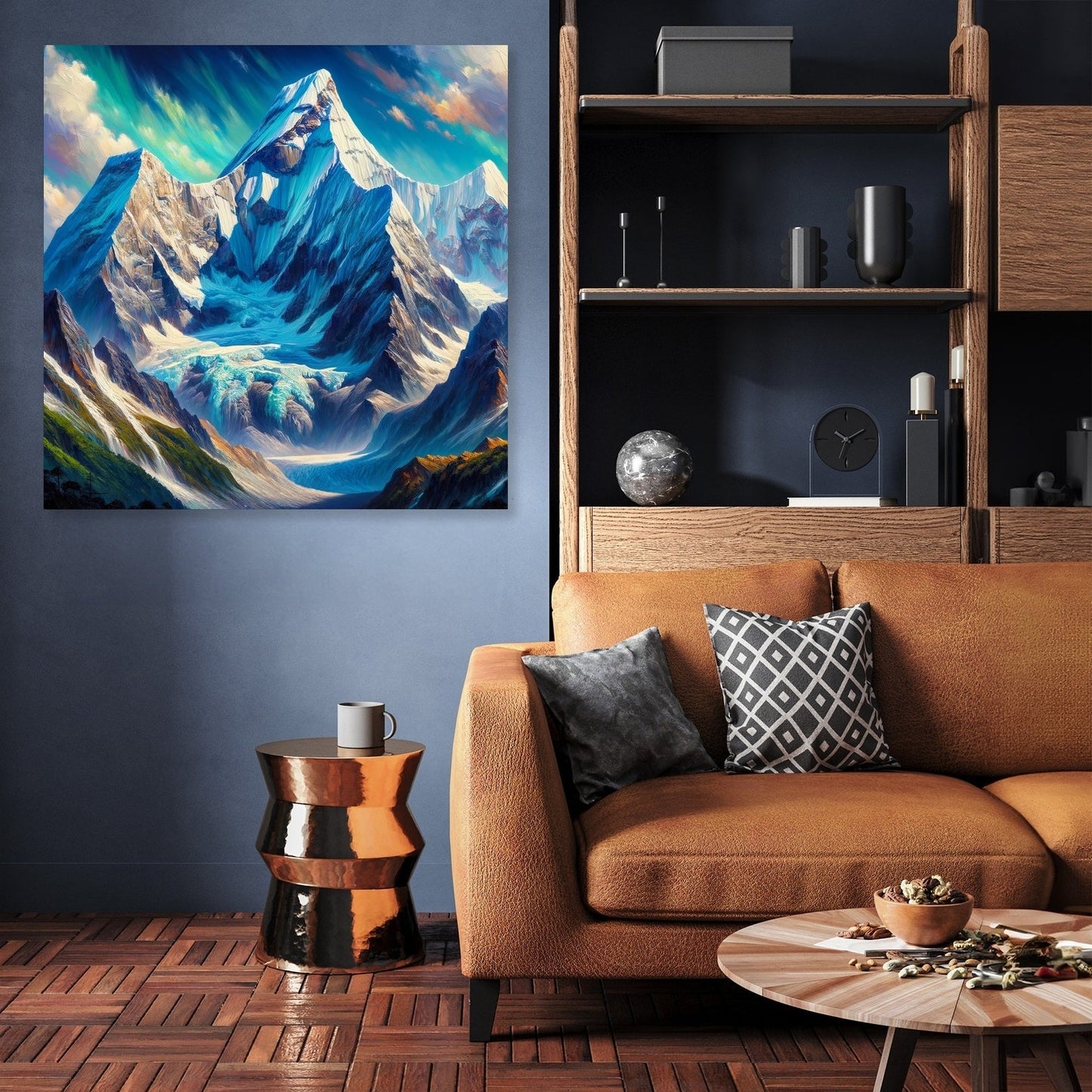 Ama Dablam Vivid Canvas