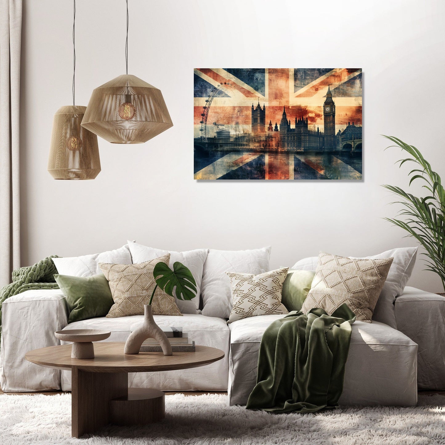 London Skyline Union Canvas