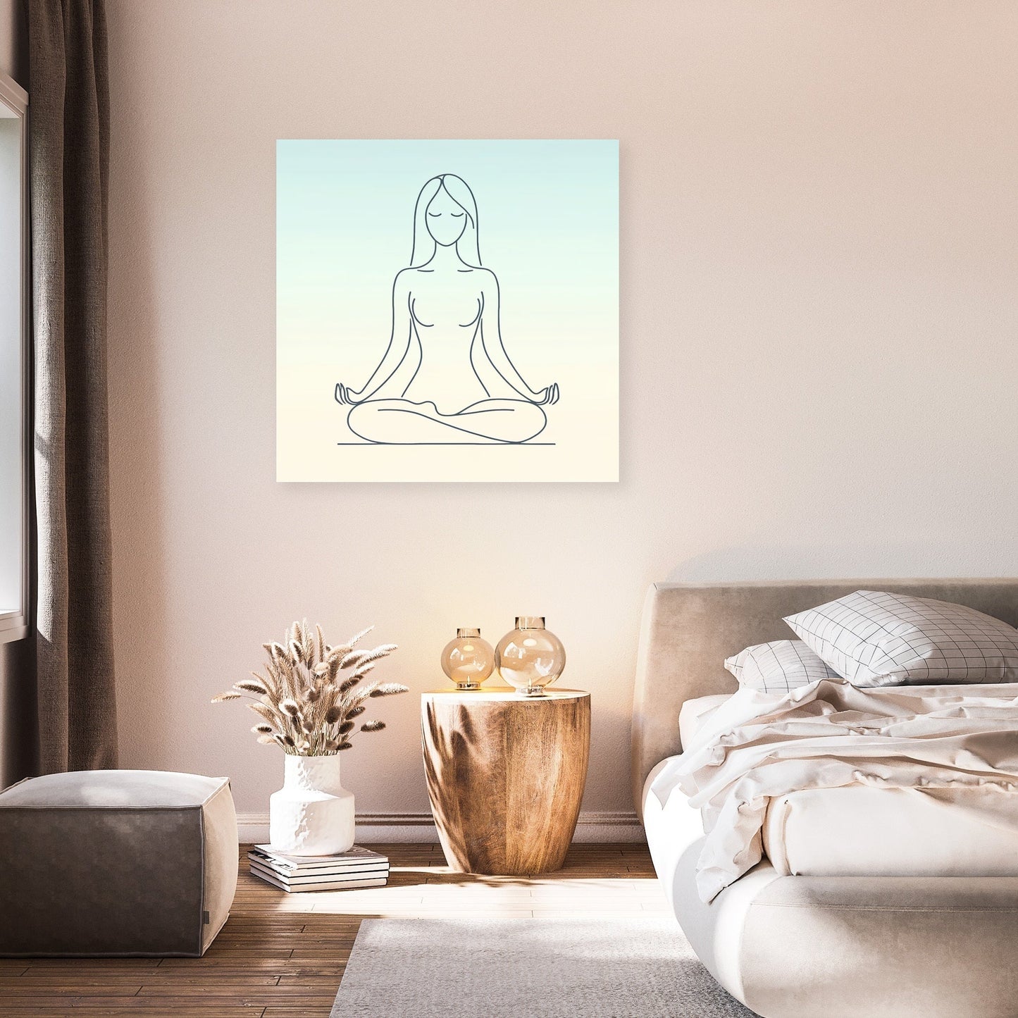 Serenity in Lotus Canvas