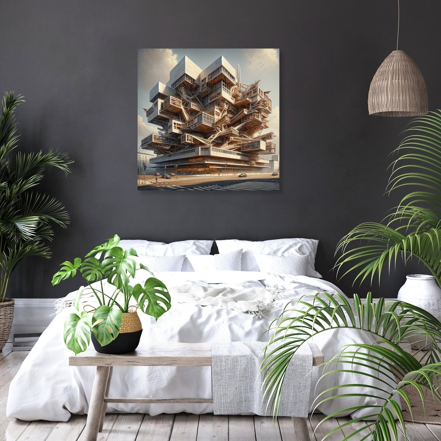 Deconstructivist Muse Canvas