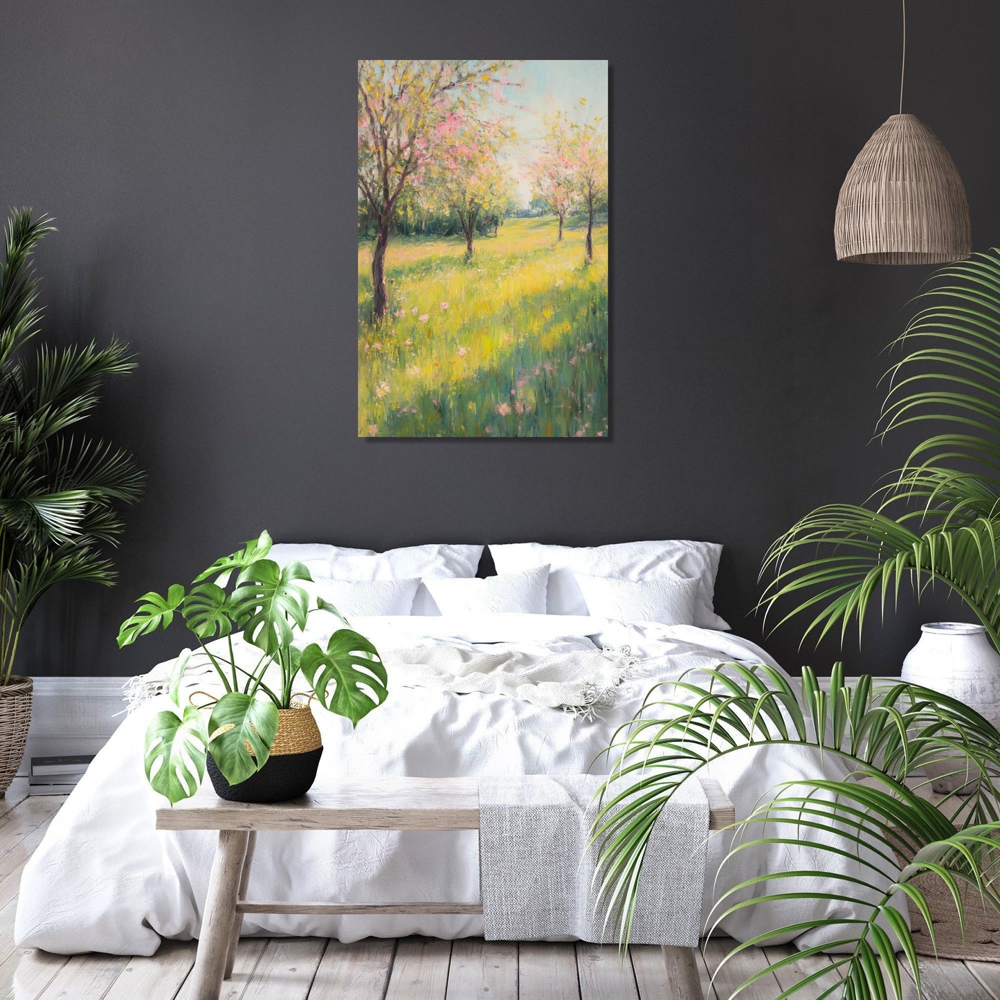 Delicate Spring Vista Canvas