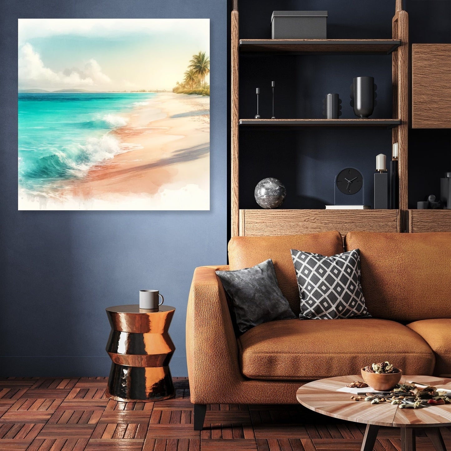 Idyllic Beach Canvas