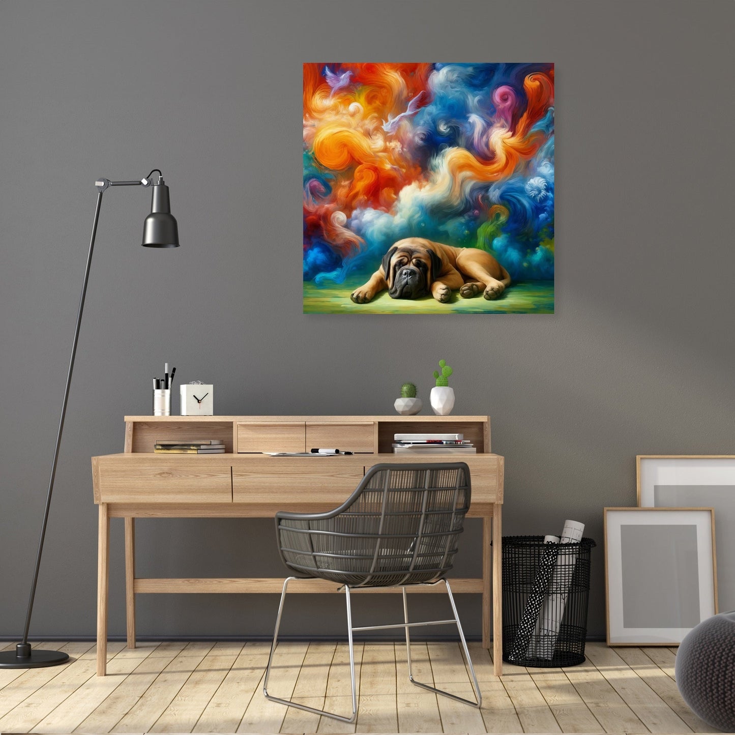 Dreamer's Realm Bullmastiff Canvas