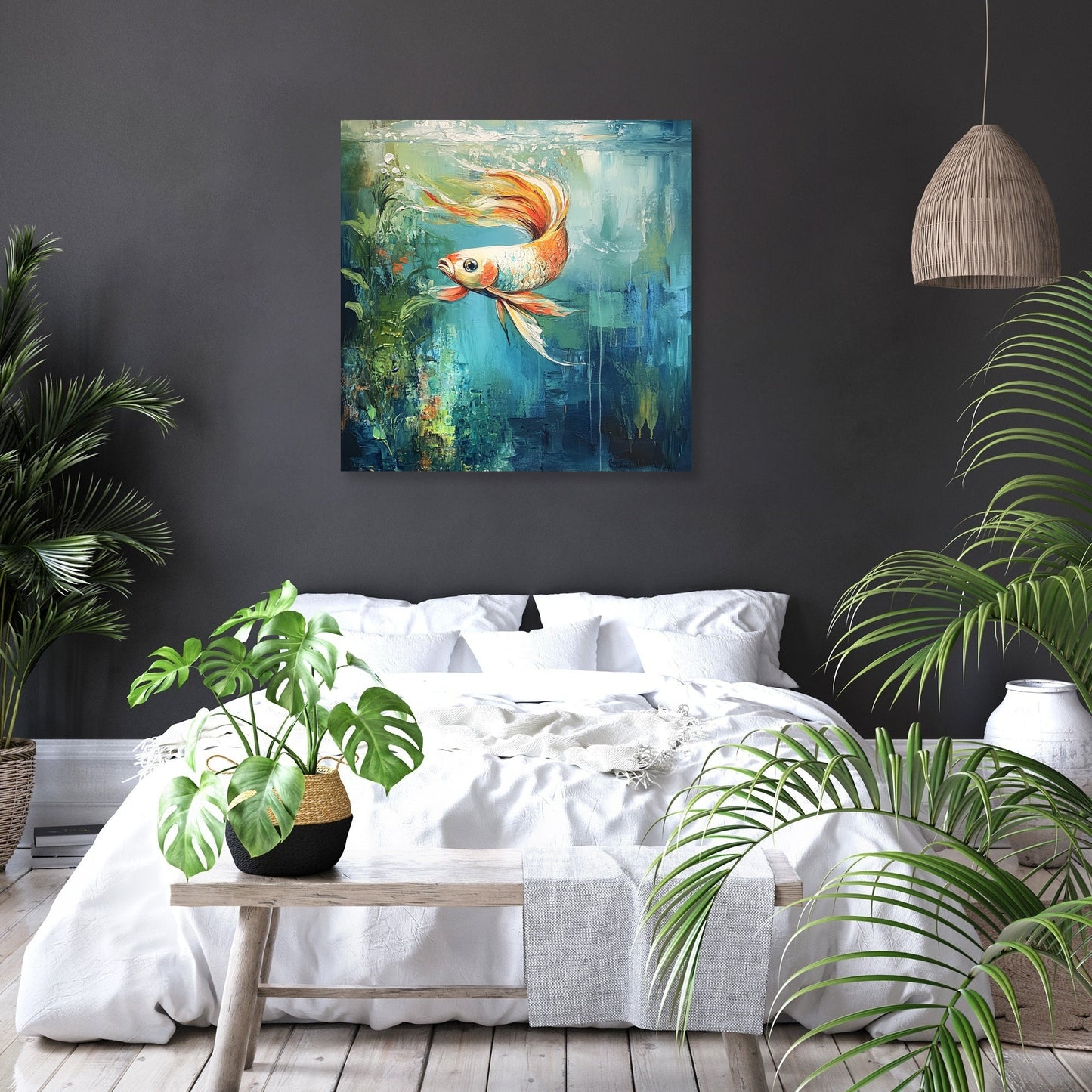 Graceful Currents Canvas