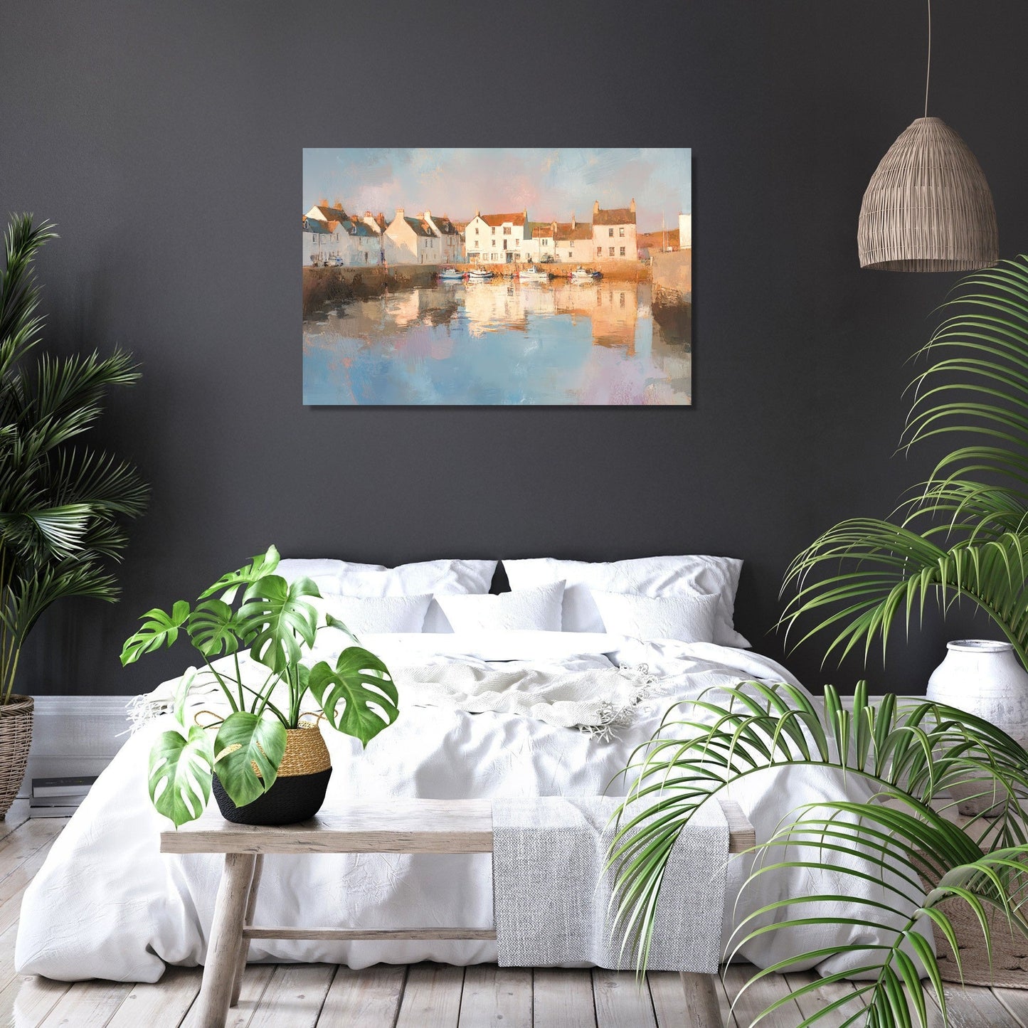 Footdee Dawn Canvas