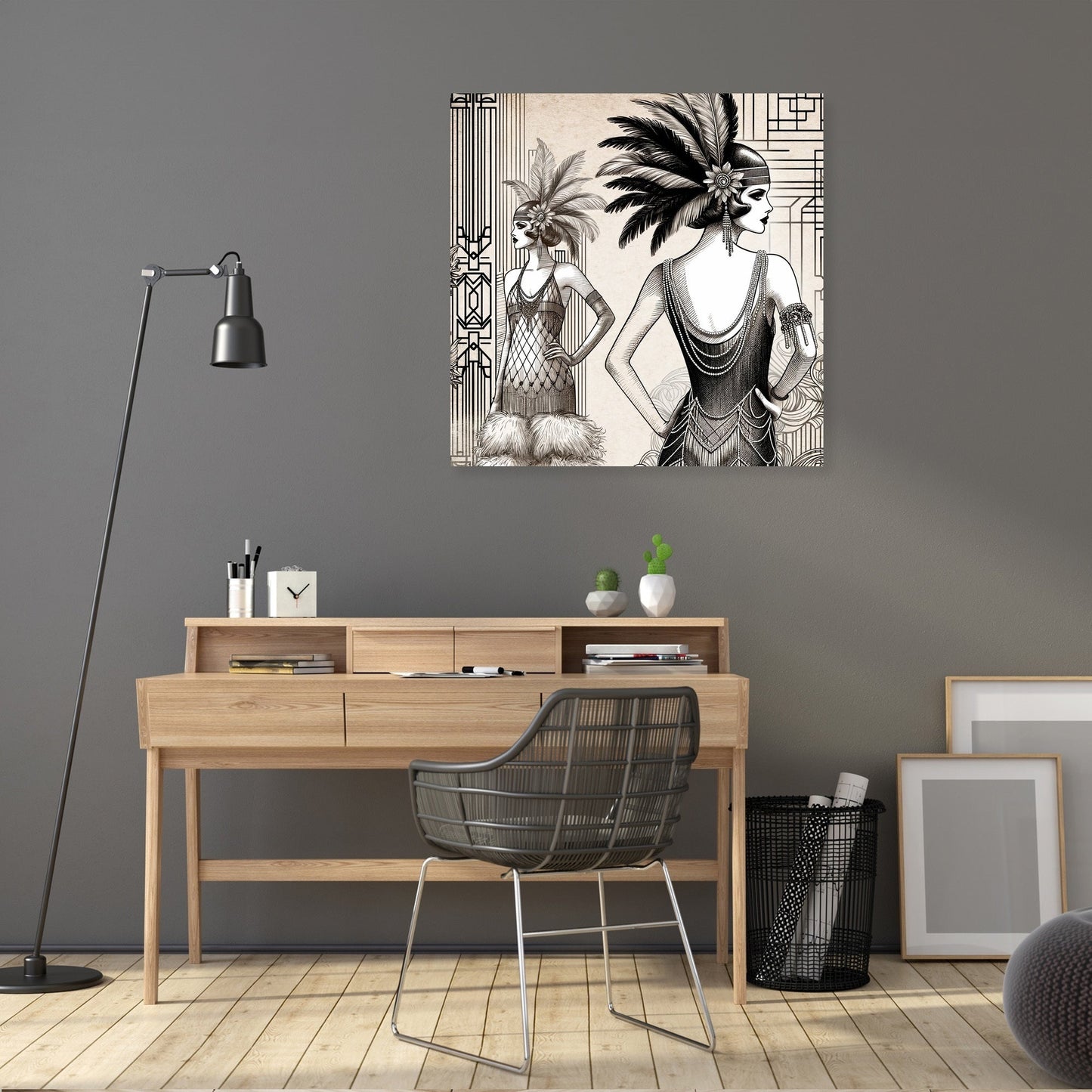 Vintage Flapper Canvas