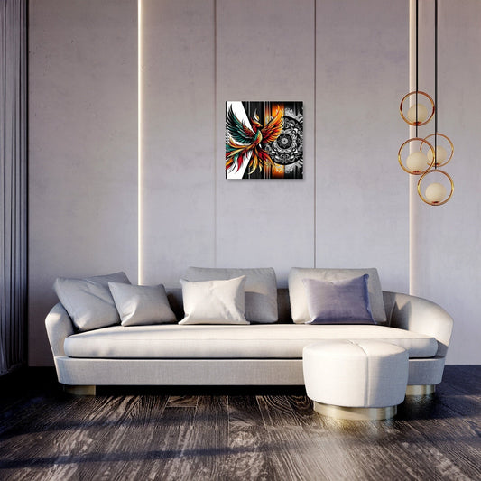 Fierce Phoenix Rebirth Canvas