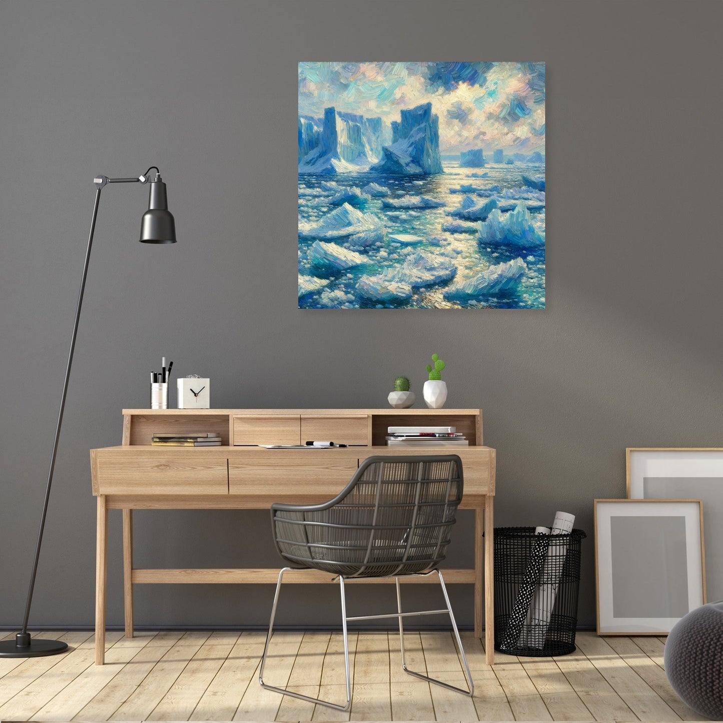 Frozen Ocean Canvas
