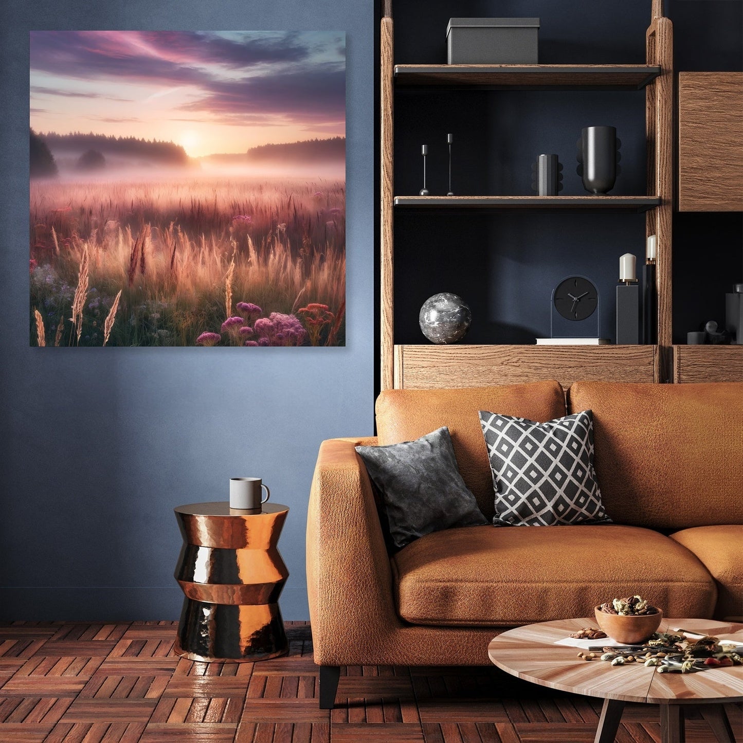 Dawn Meadow Serenity Canvas