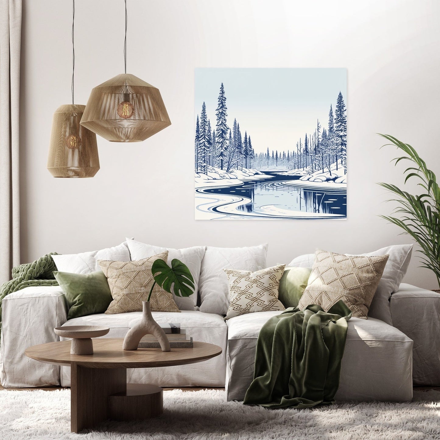 Lapland Winter Serenity Canvas