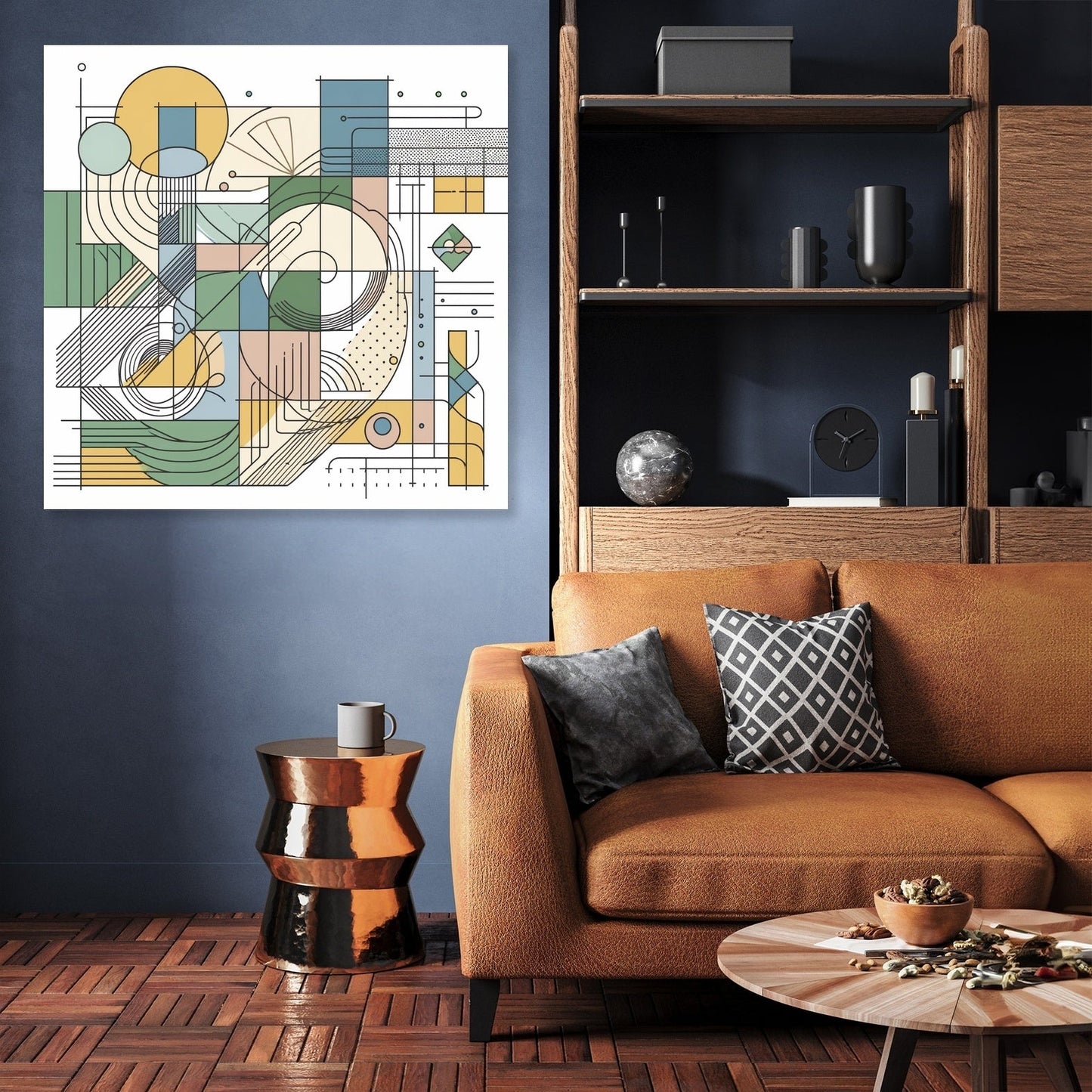 Harmonious Shapes Canvas