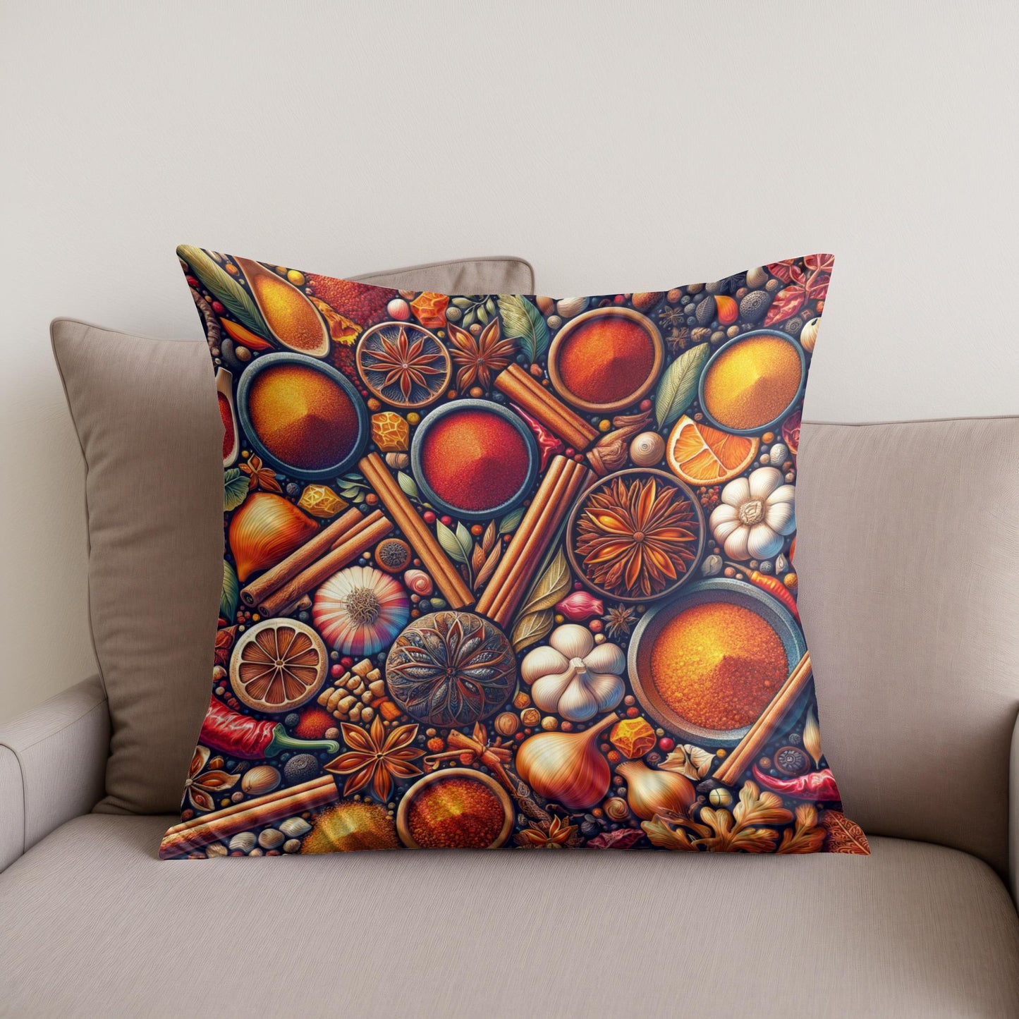 Spice Spectrum Cotton Cushion