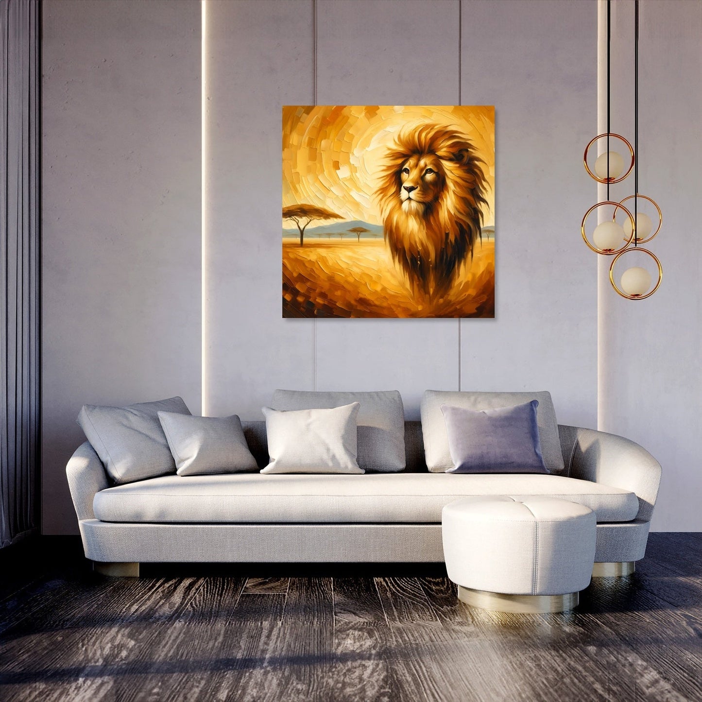 Serene Savannah King Canvas