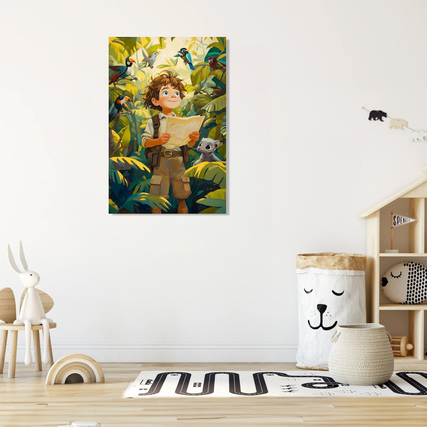 Jungle Explorer's Dream Canvas