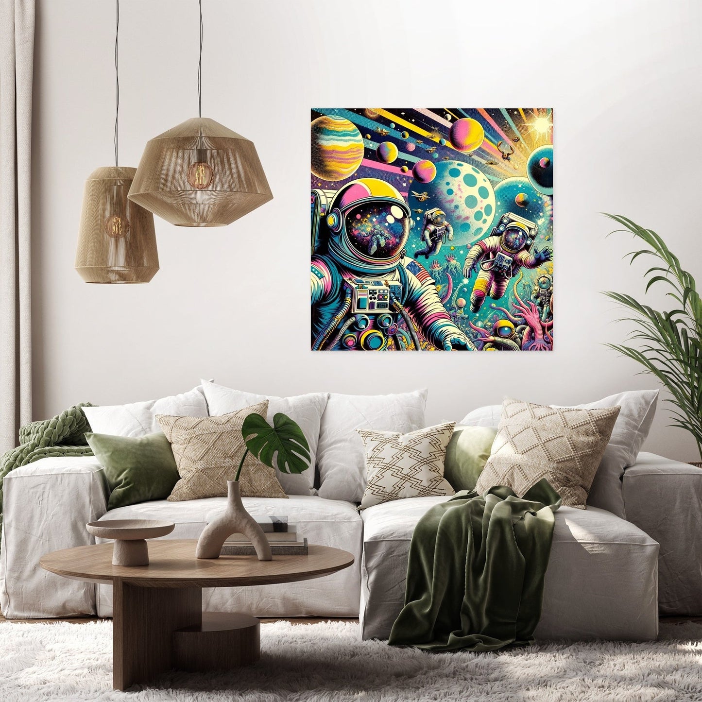 Cosmic Pop Odyssey Canvas