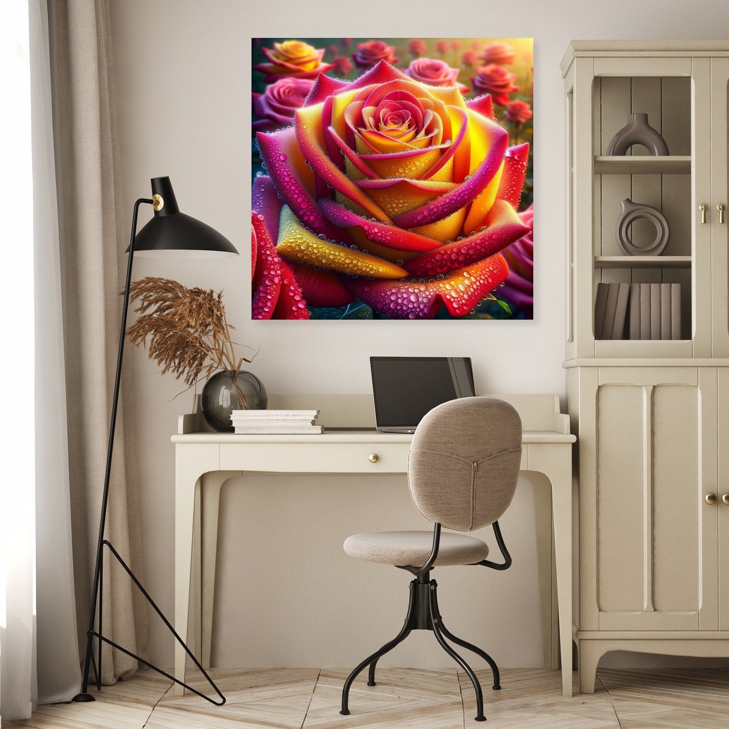 Realism Rose Dew Canvas