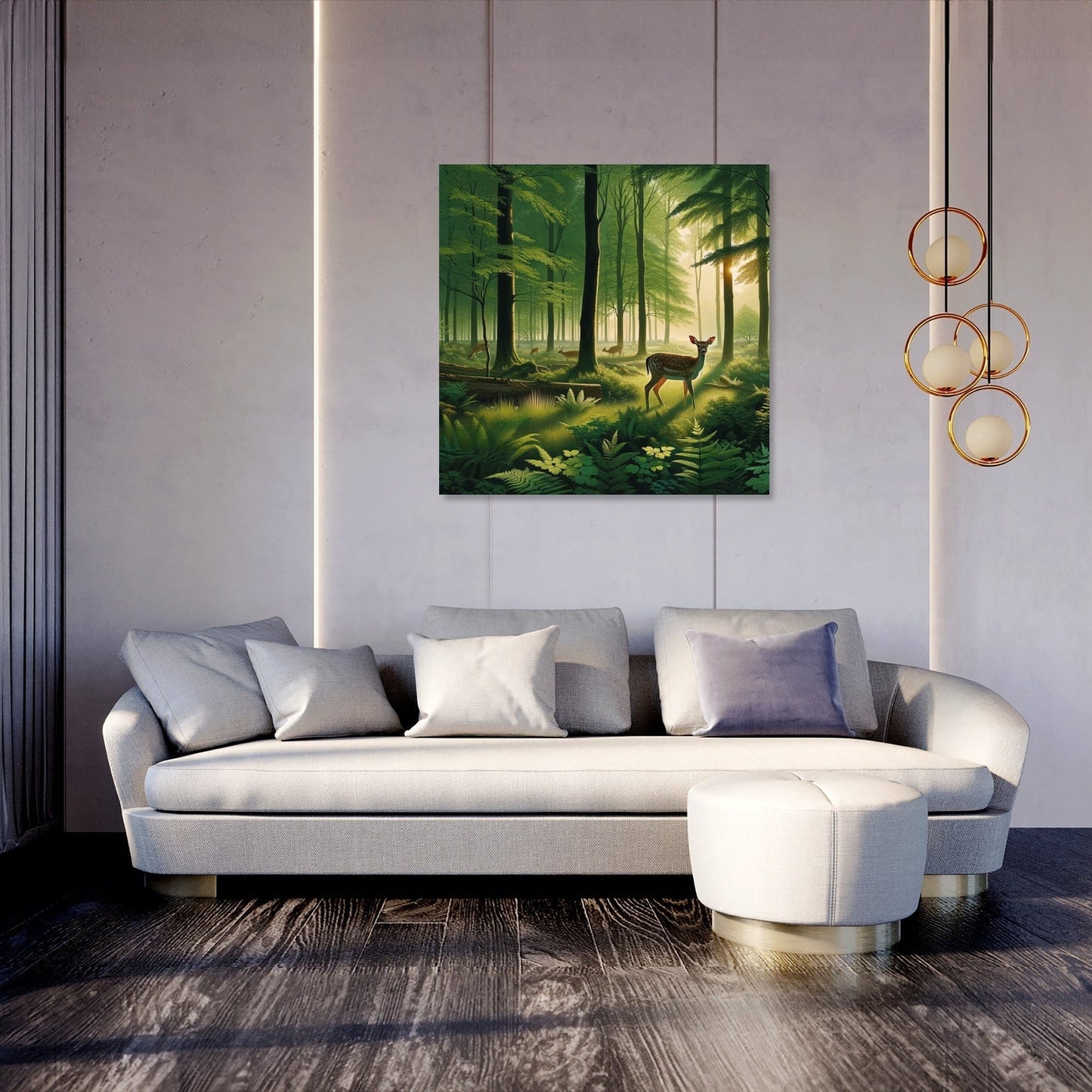 Dawn Forest Canvas