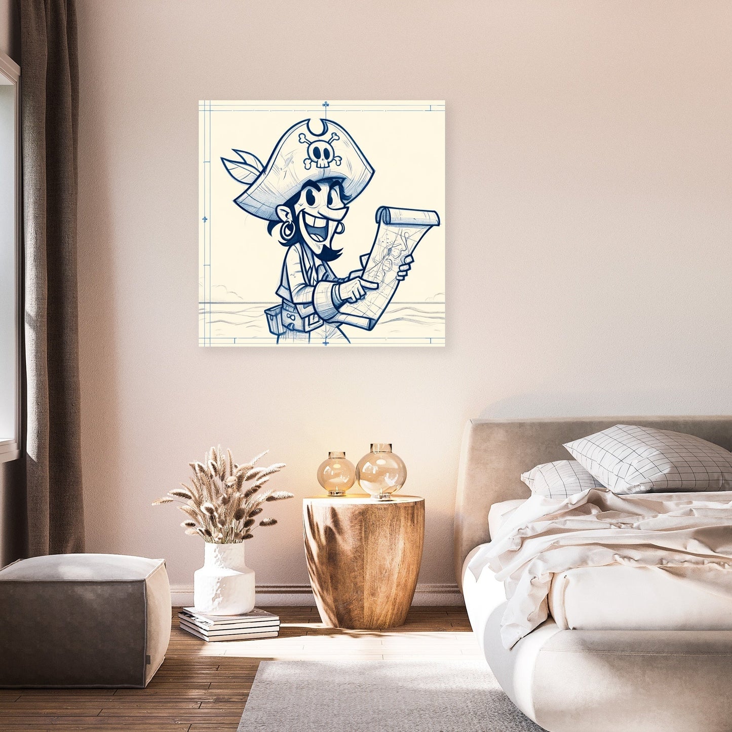 Cheeky Pirate Quest Canvas
