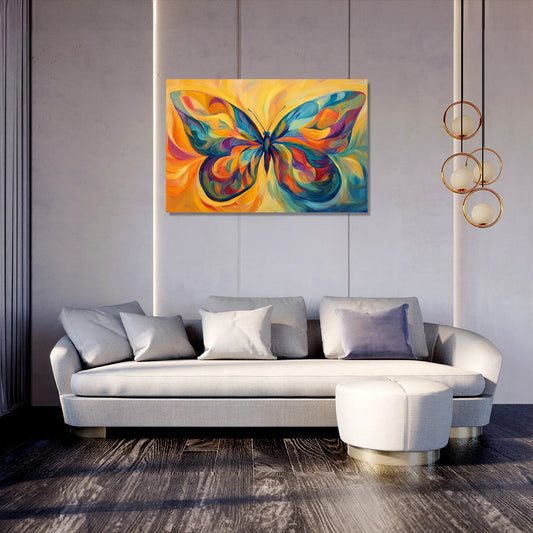 Whirling Butterfly Wings Canvas
