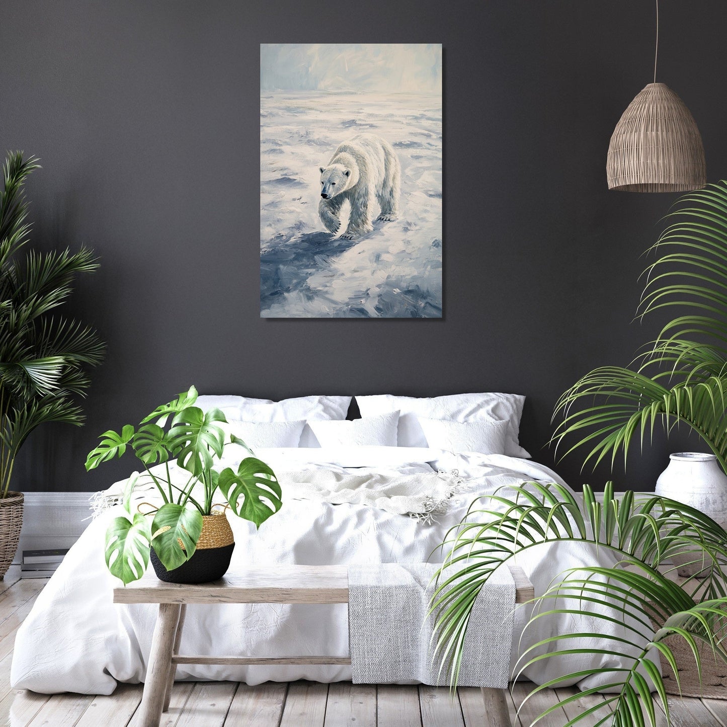 Polar Bear Wanderer Canvas
