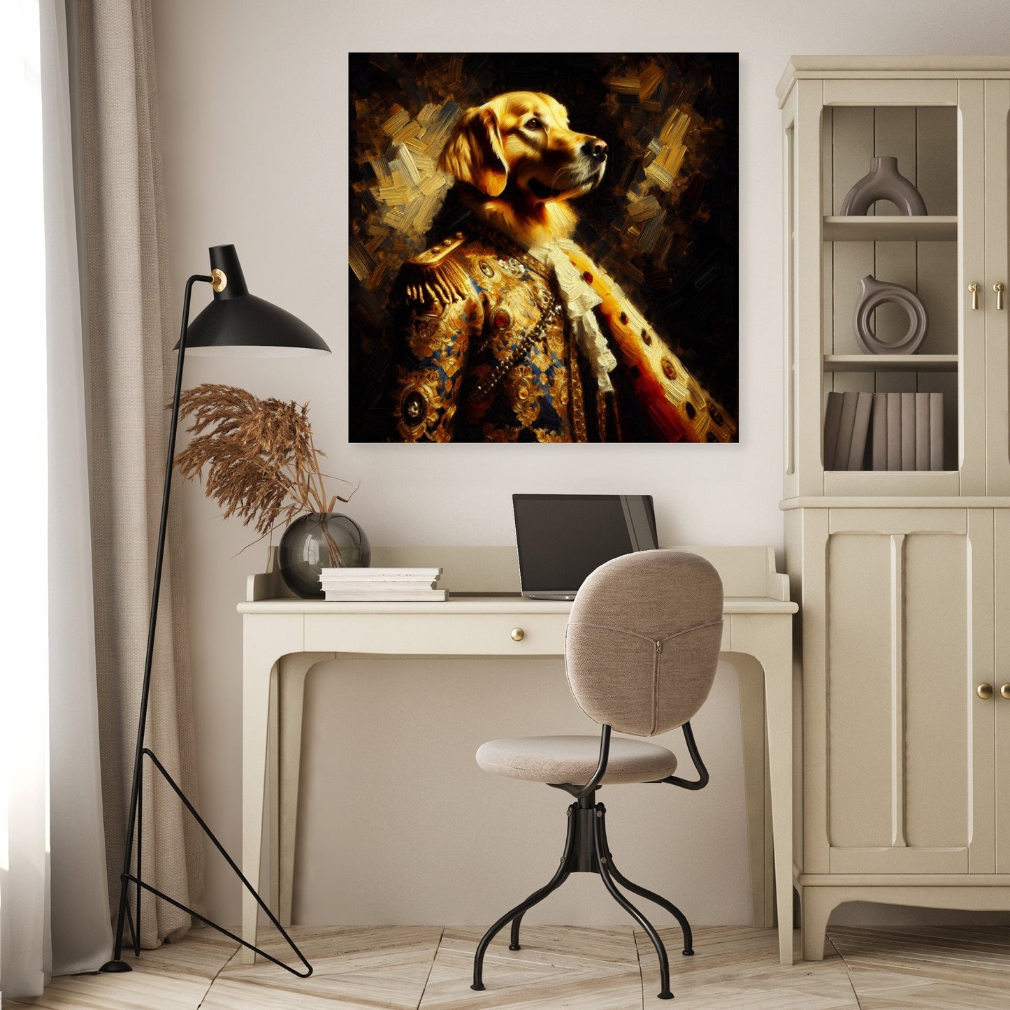 Majestic Monarch Retriever Canvas