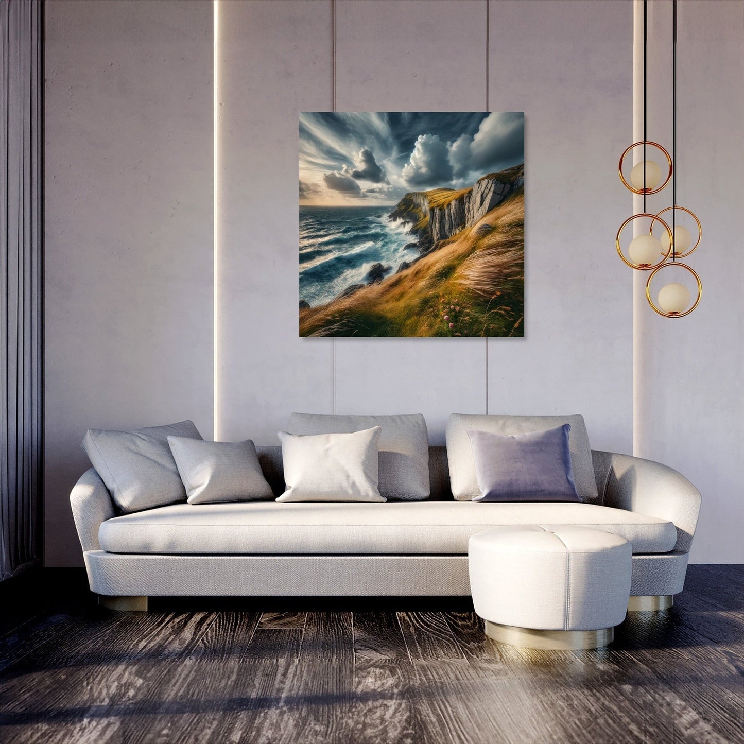 Windy Cliffside Canvas
