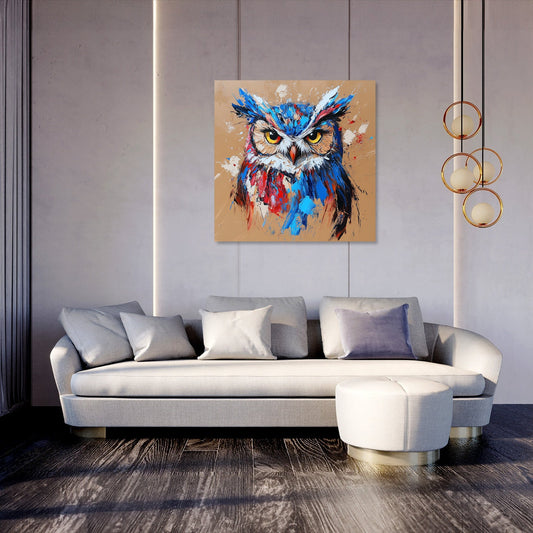 Electric Owl Canvas