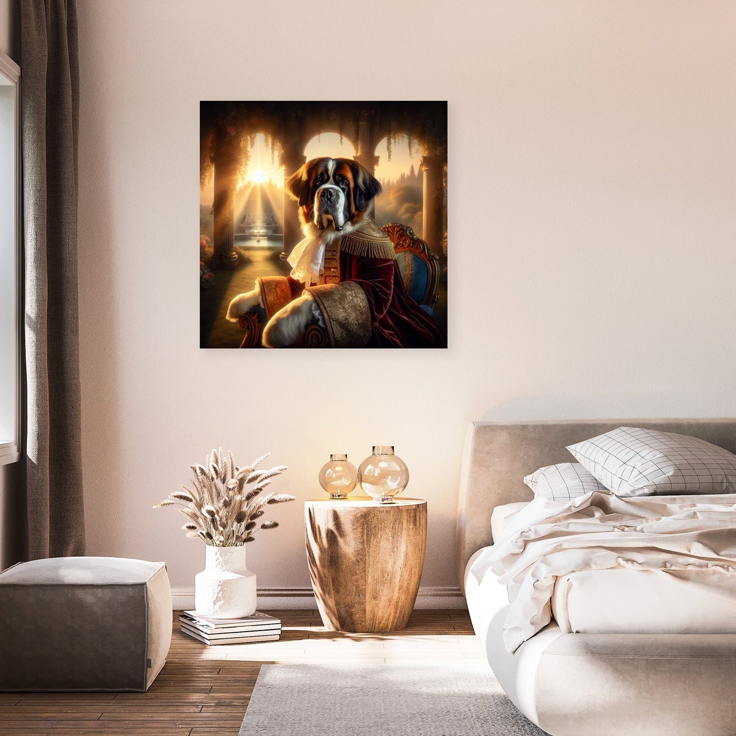 Regal Dawn Saint Bernard Canvas