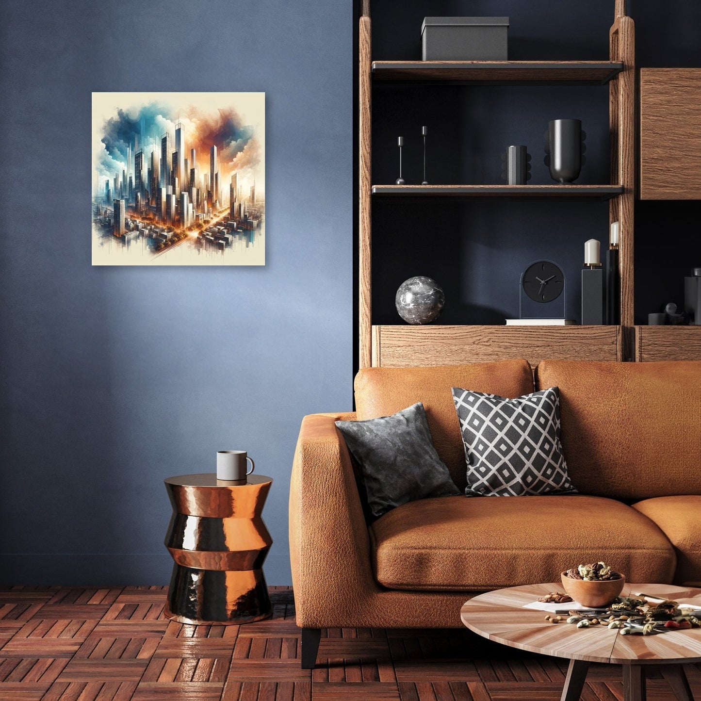 Cityscape Harmonics Canvas