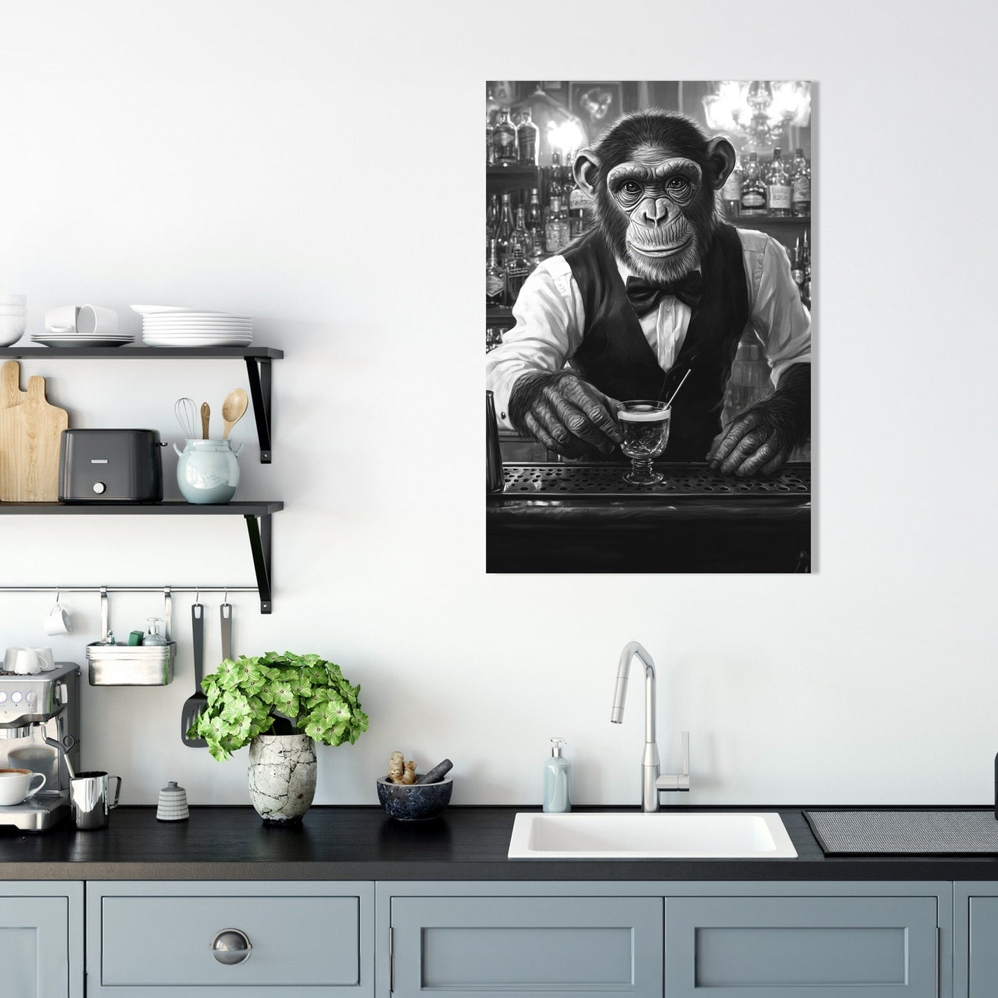 Simian Speakeasy Canvas