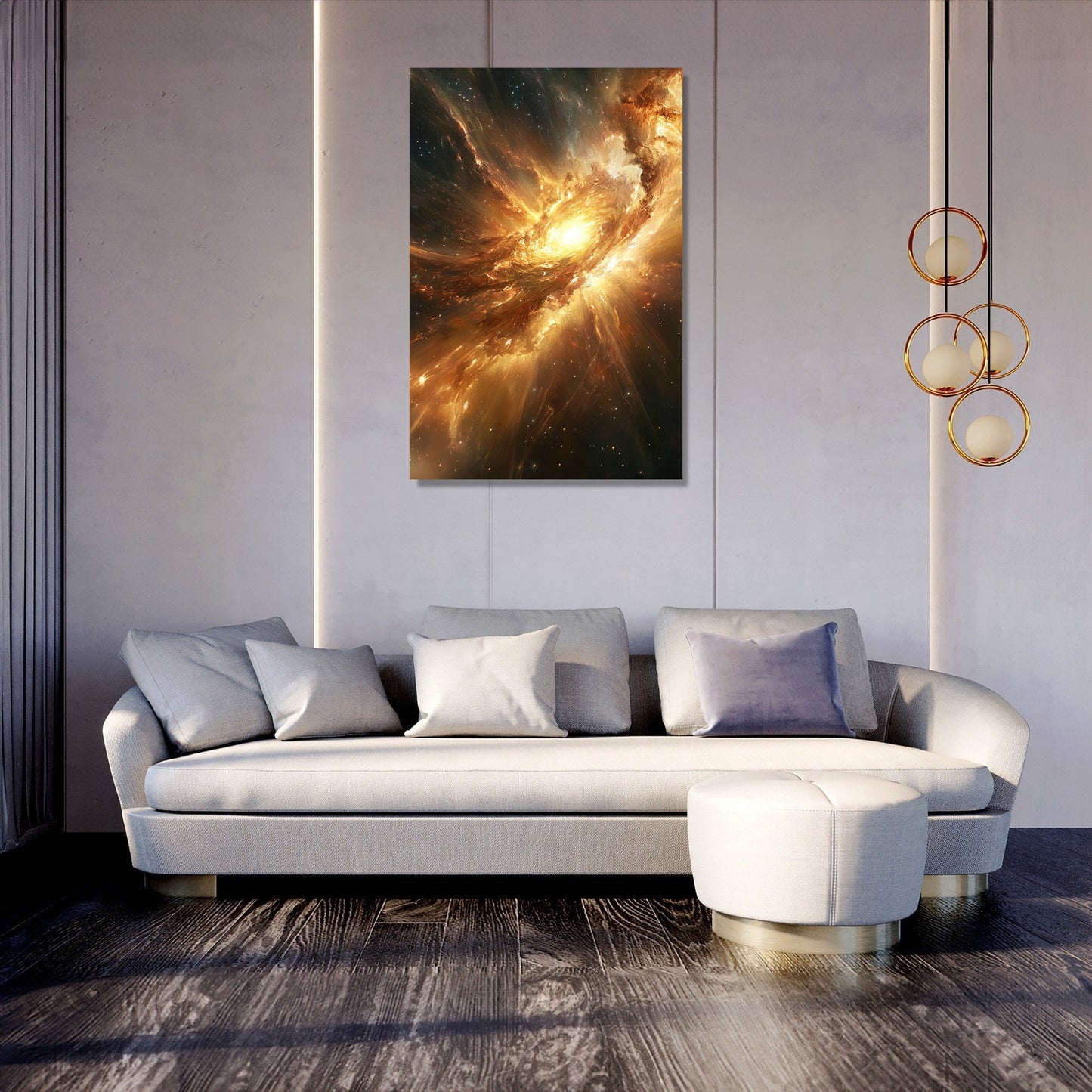 Celestial Starburst Canvas