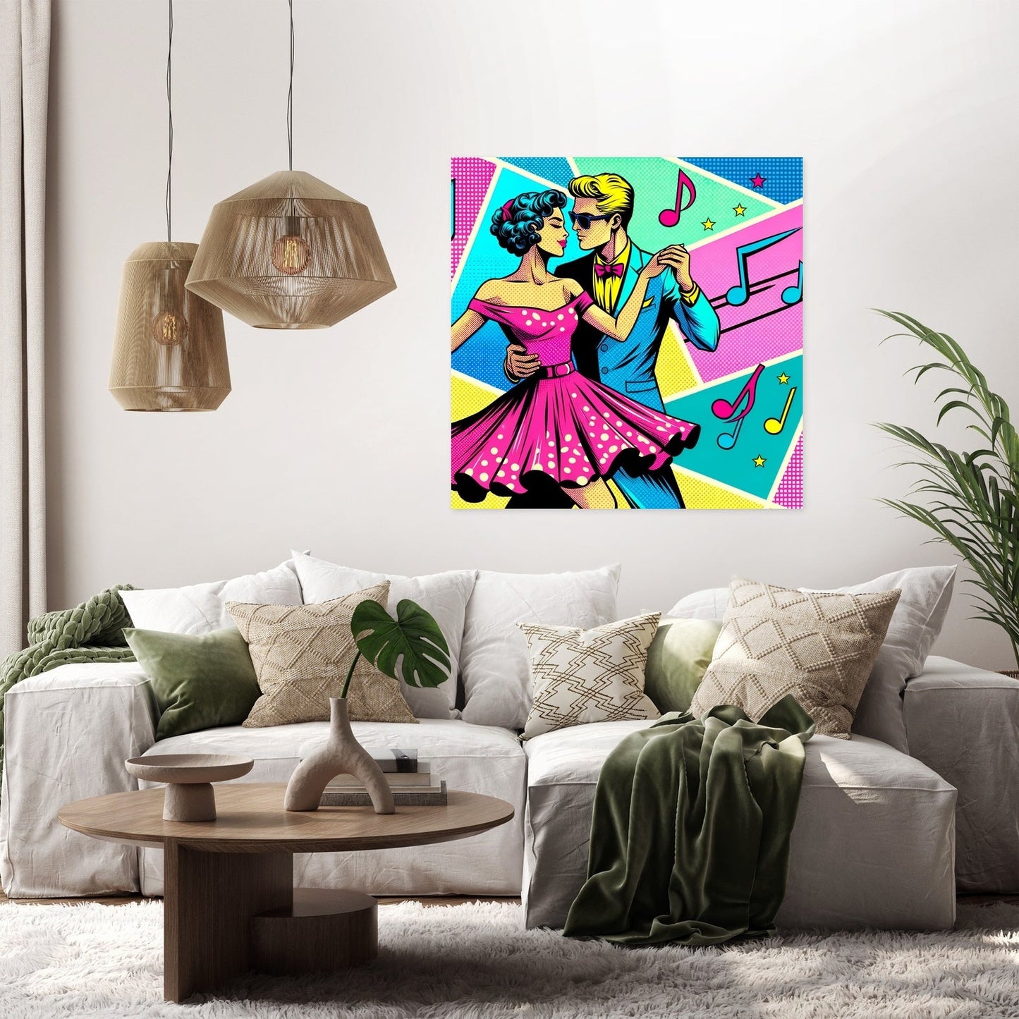 Retro Dance Canvas