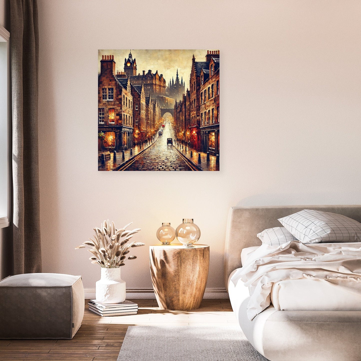 Edinburgh Evening Canvas
