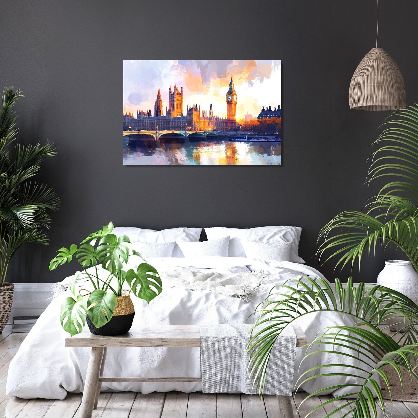 London Skyline Harmony Canvas