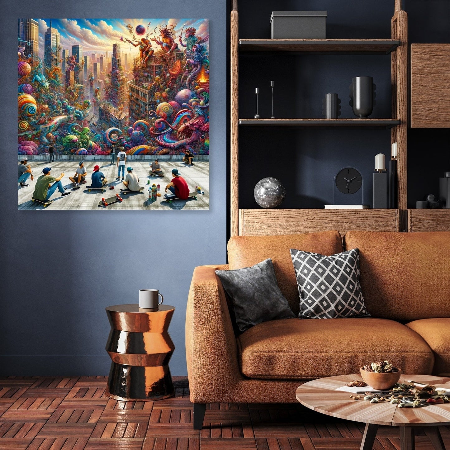 Rooftop Rendezvous Canvas