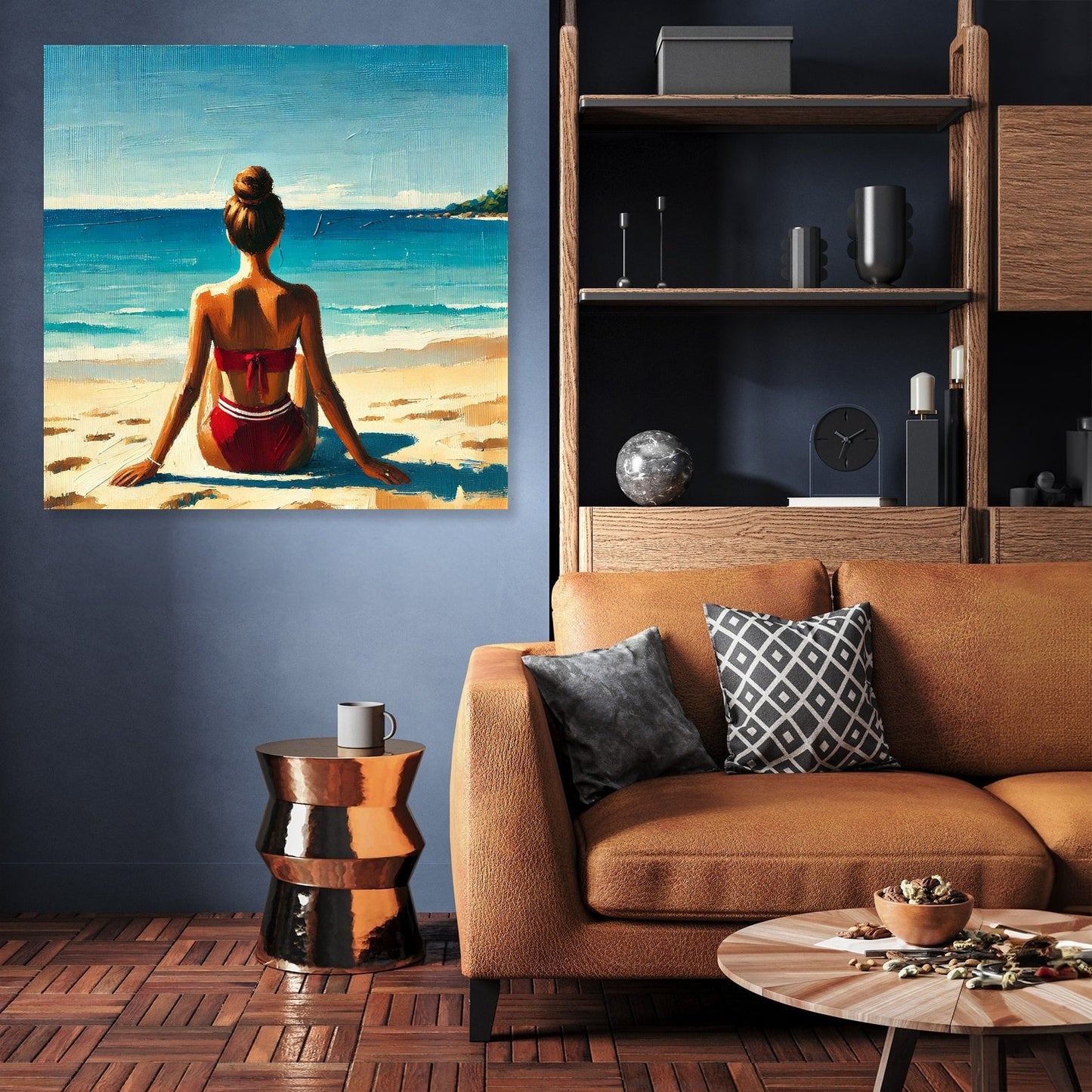 Tranquil Beach Serenity Canvas