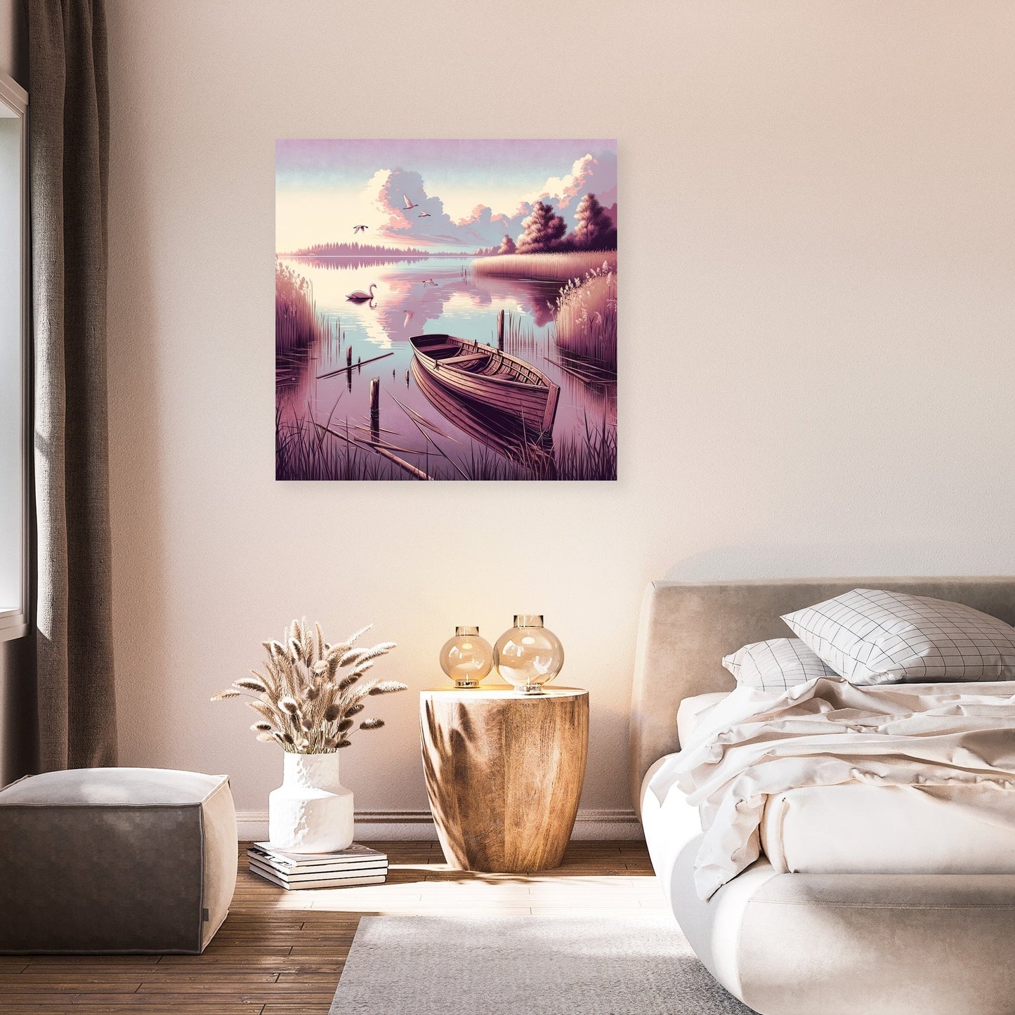Tranquil Lake Reflections Canvas