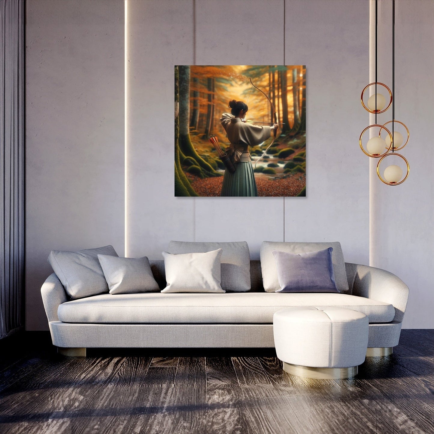 Kyudo Autumn Focus Canvas