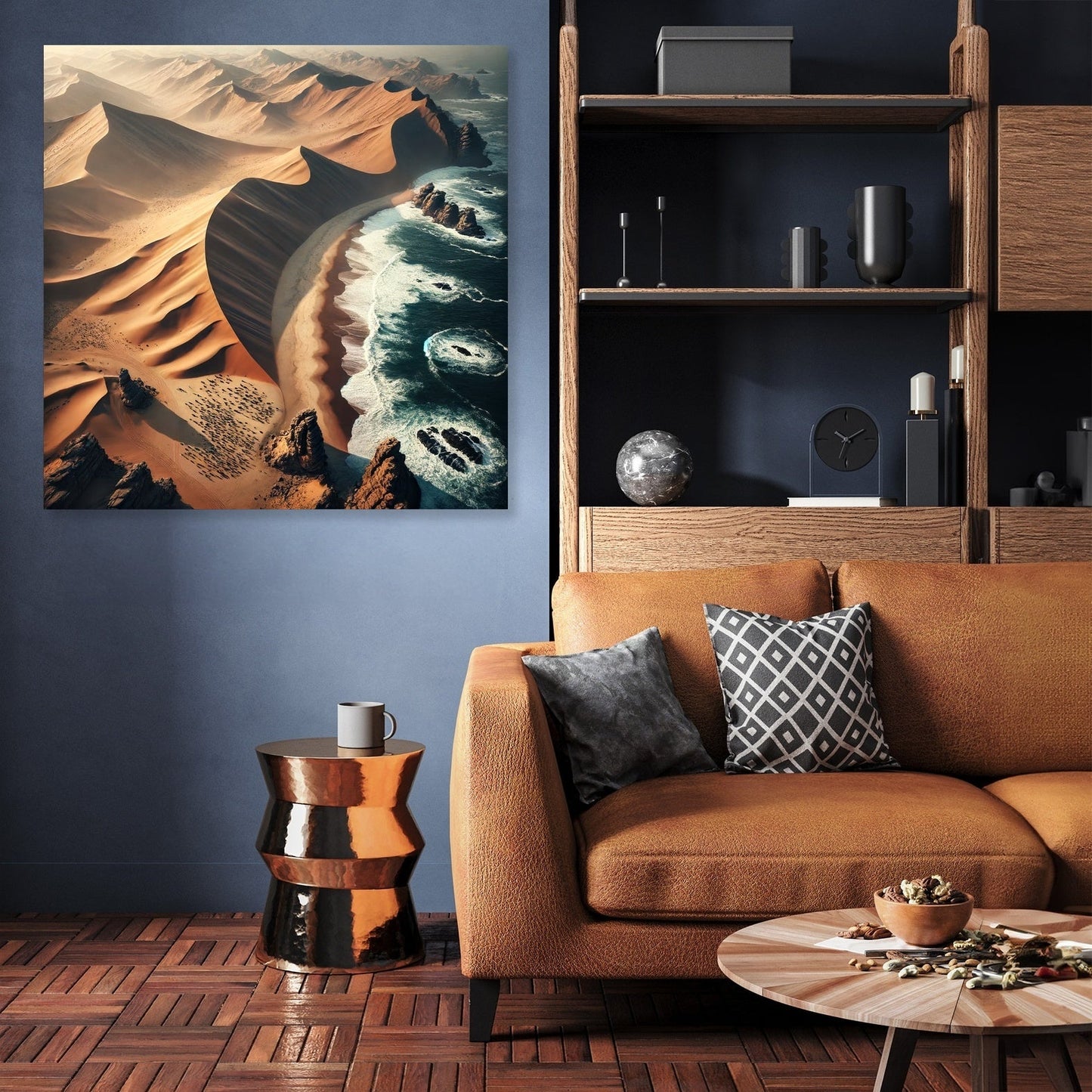 Desert Meets Ocean Canvas