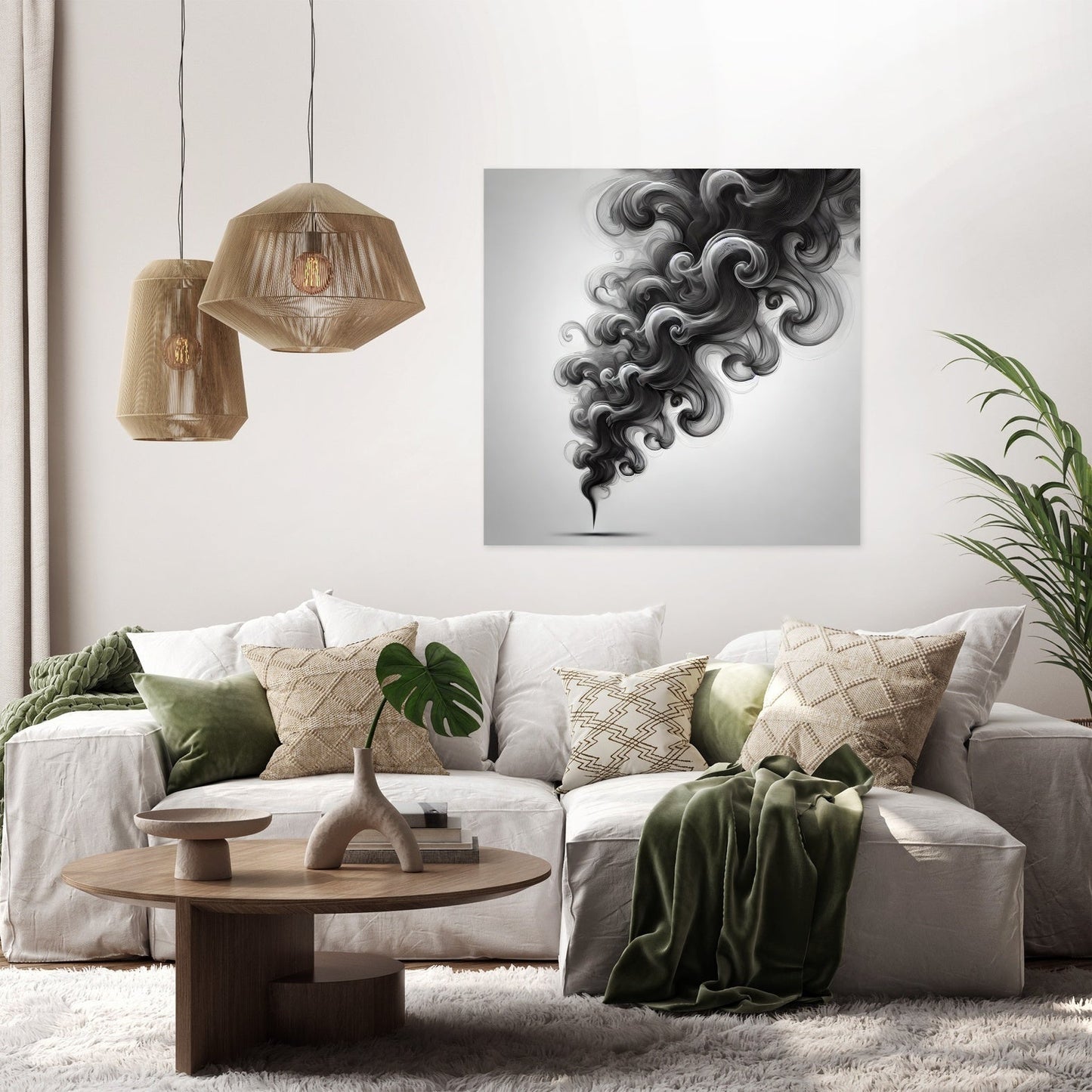 Ethereal Smoke Canvas