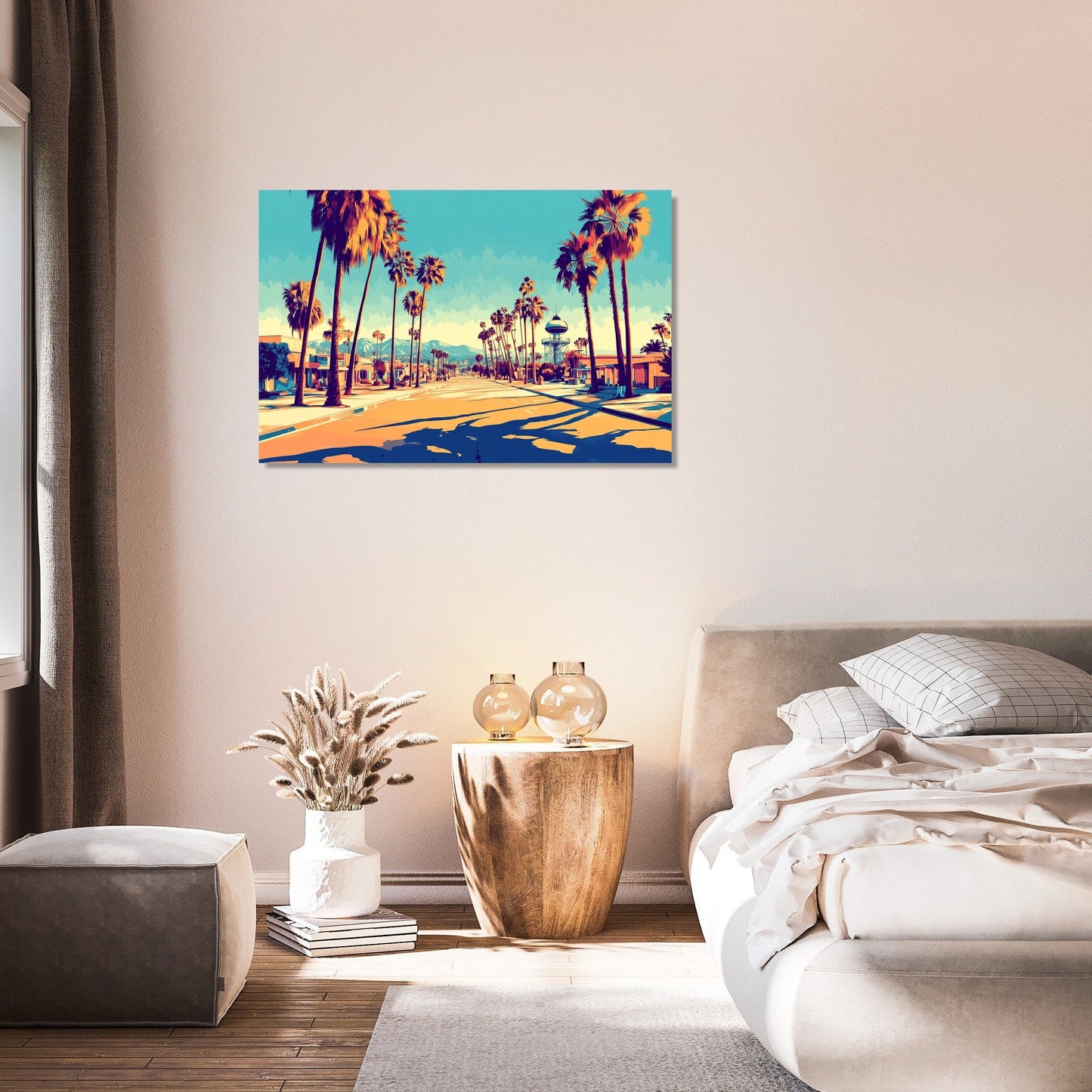 Golden Surf LA Canvas