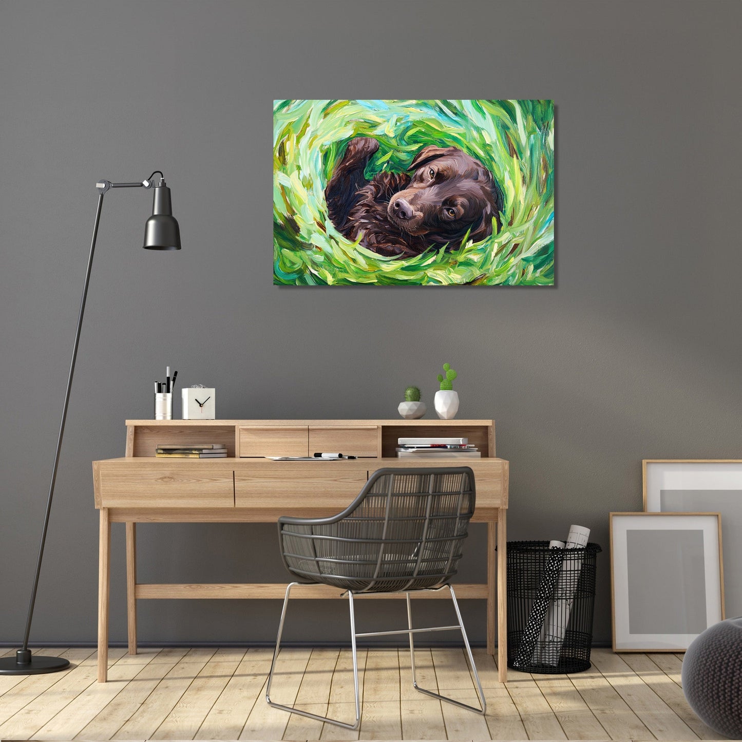 Labrador in Joyful Canvas