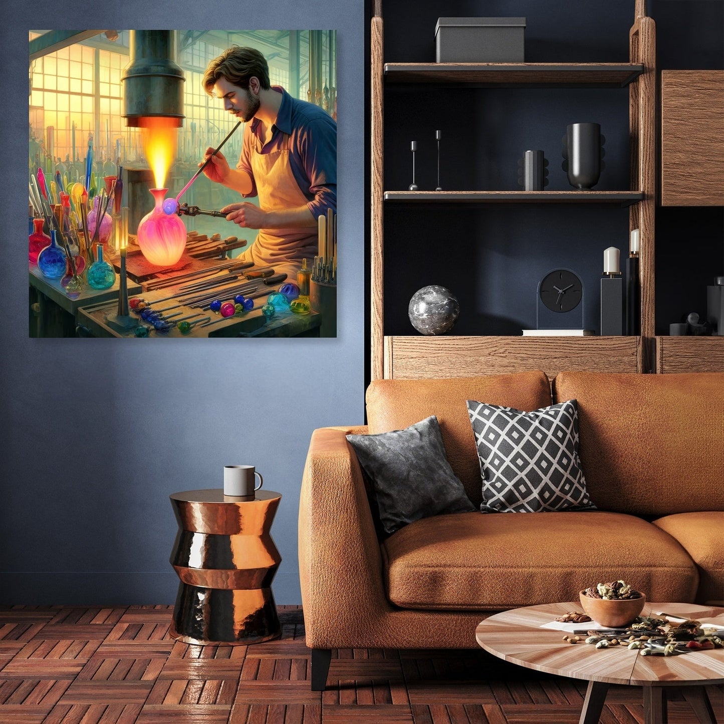 Glassblower's Artistry Canvas