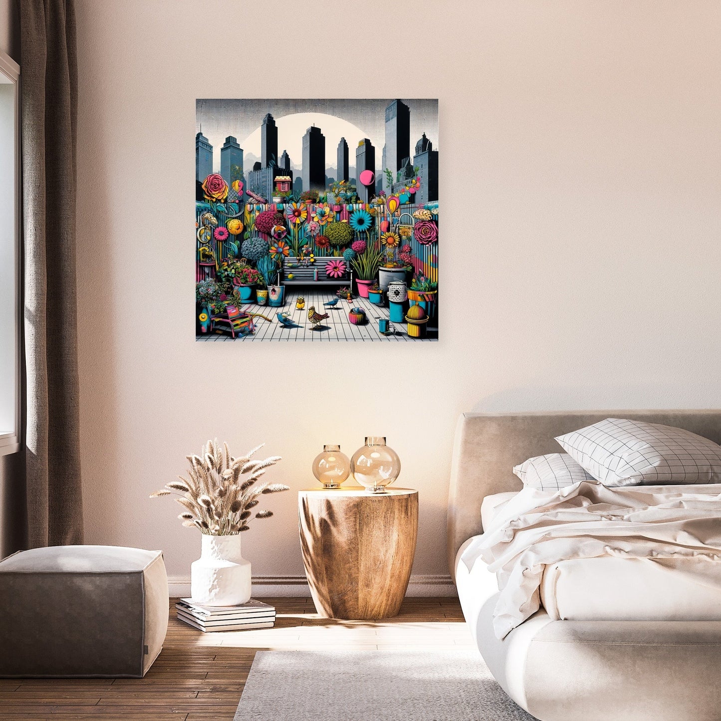 Urban Pop Garden Extravaganza Canvas