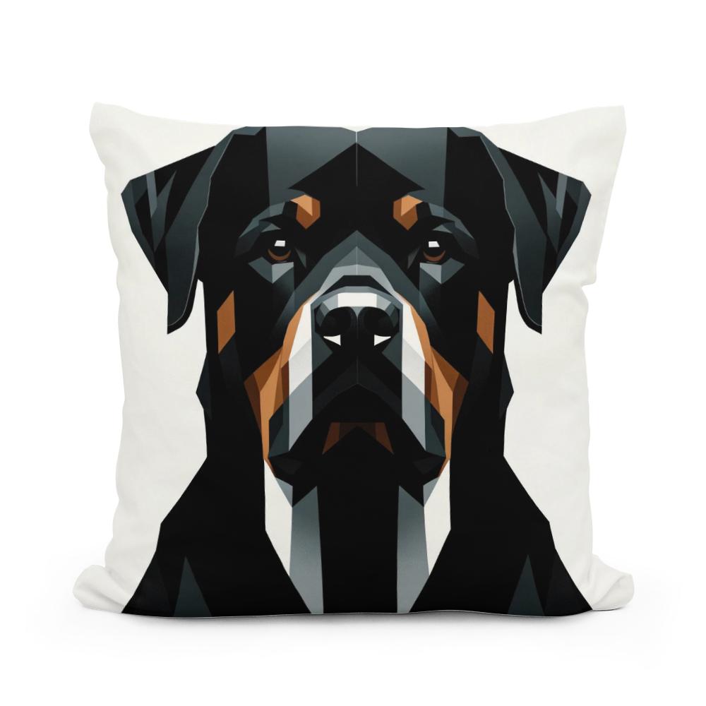 Rottweiler's Realm Cotton Cushion