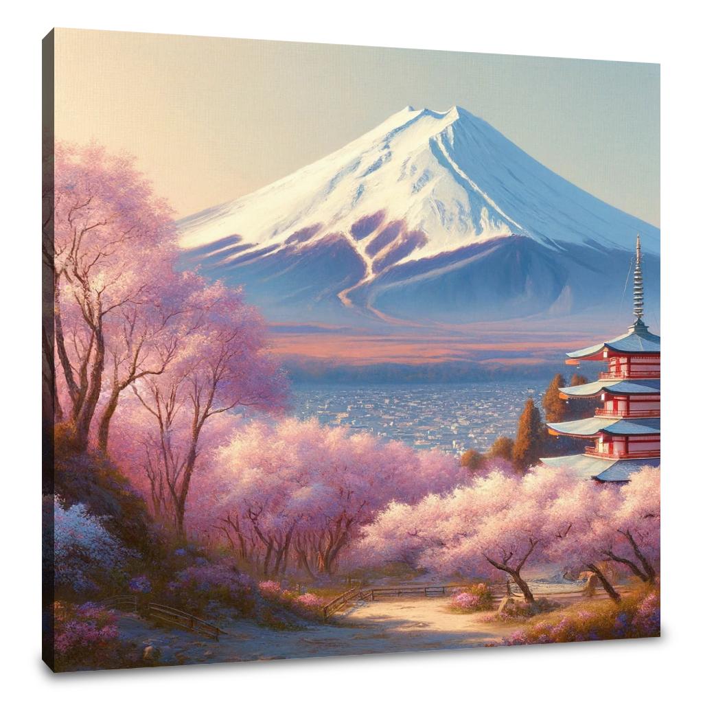 Cherry Blossom Majesty Canvas