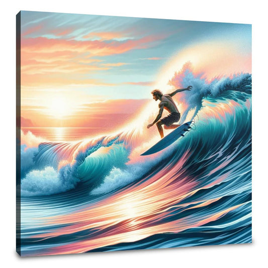 Sunrise Surf Canvas
