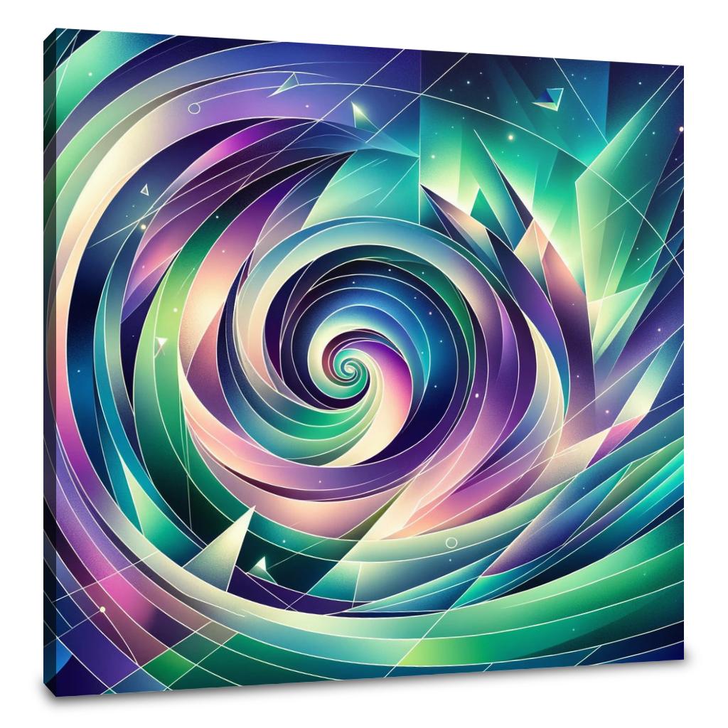 Aurora Geometry Canvas