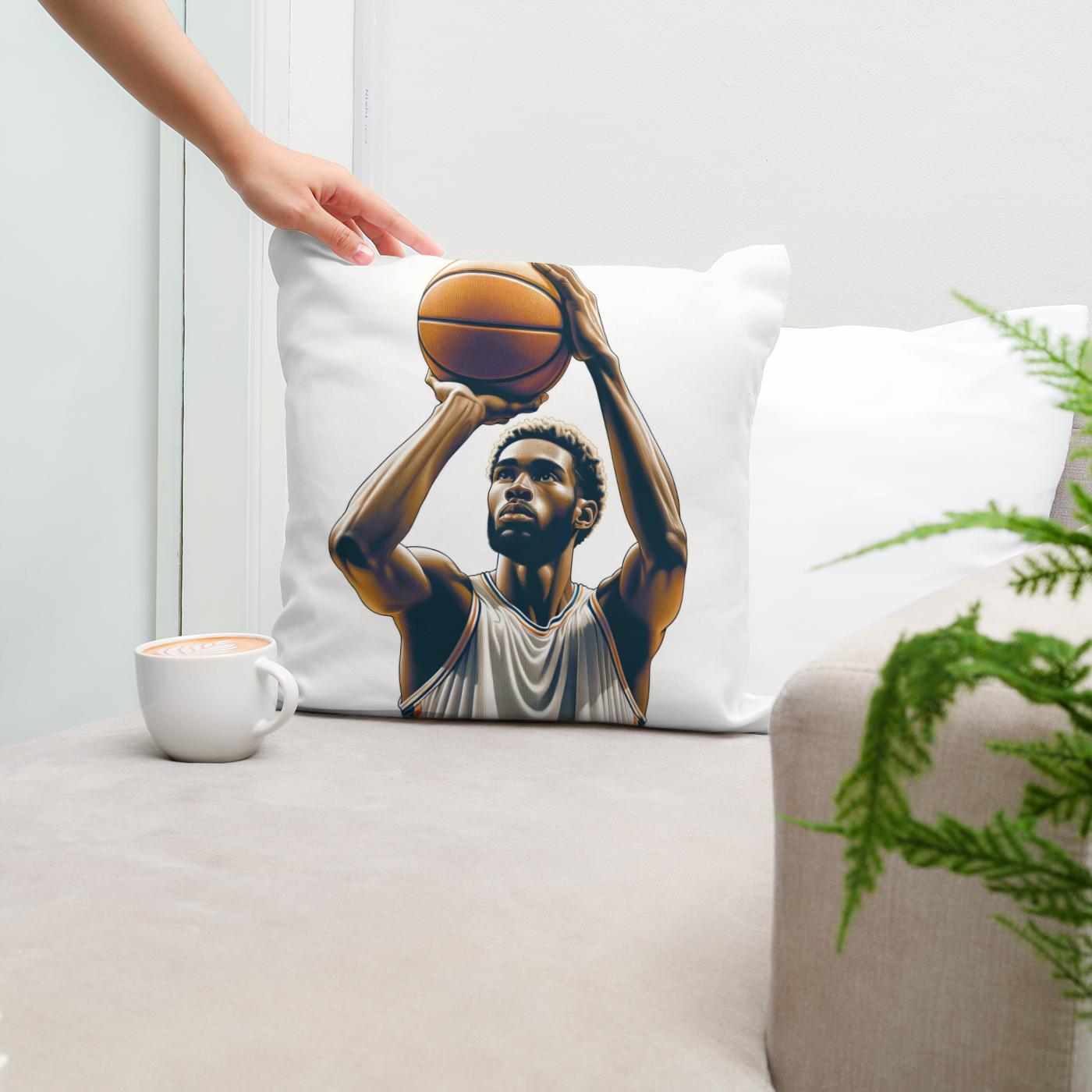 Free Throw Focus Cotton Cushion